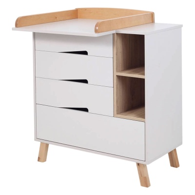 Комод пеленальный с органайзером Rant Lago Pro 800/4 Crystal Beige 01